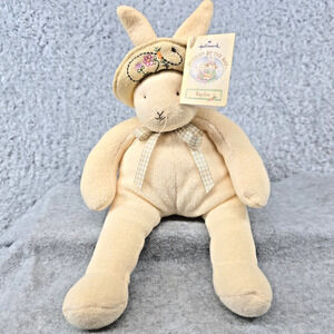Bunnies By The Bay Baylee Plush Bunny Rabbit Cream Hallmark 2002 Vintage w Tags